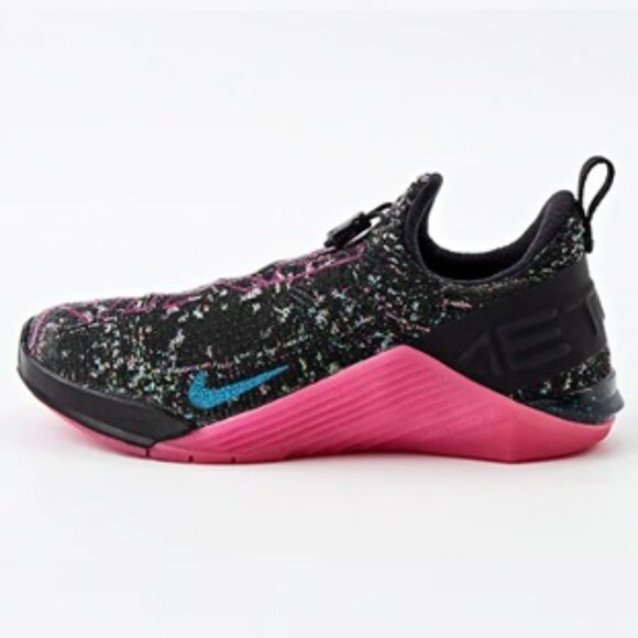 Nike React Metcon AMP Black Blue Fury Pink Cross Training Shoes Men's Size 10.5 - Picture 1 of 16